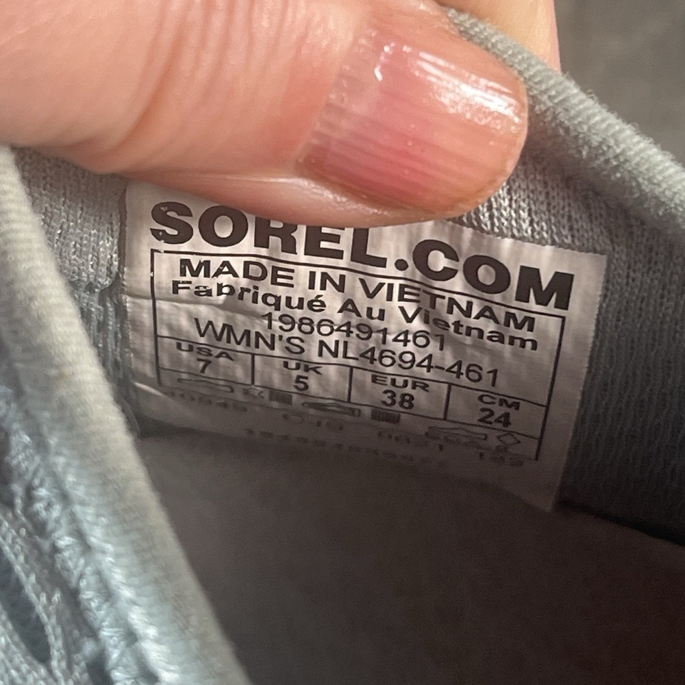 Sorel Women's Light Gray Mesh Slip-On Sneakers - Picture 6 of 11